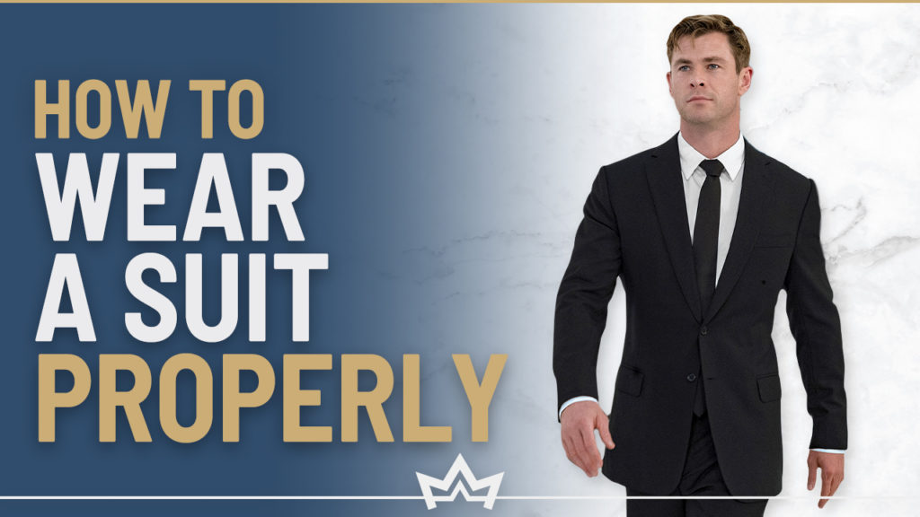 Basic rules on how to wear a suit properly