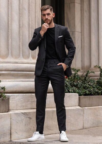 12 Dapper Black Suit & Black Shirt Outfits for Men - ATG