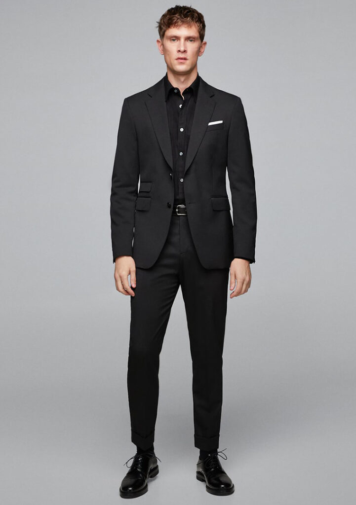 12 Dapper Black Suit & Black Shirt Outfits for Men - ATG