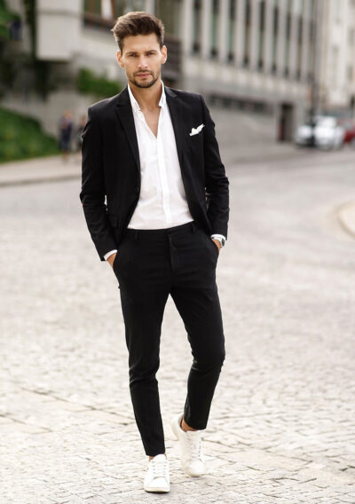 11 Dapper Ways of Wearing Sneakers with a Suit