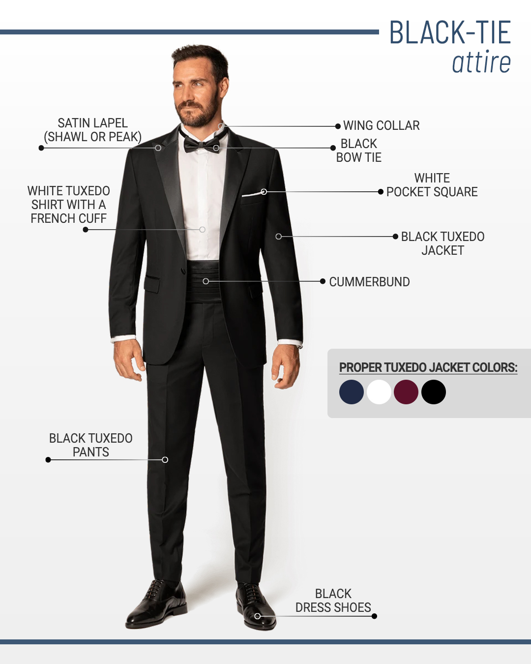 Black tie 2025 dress mens