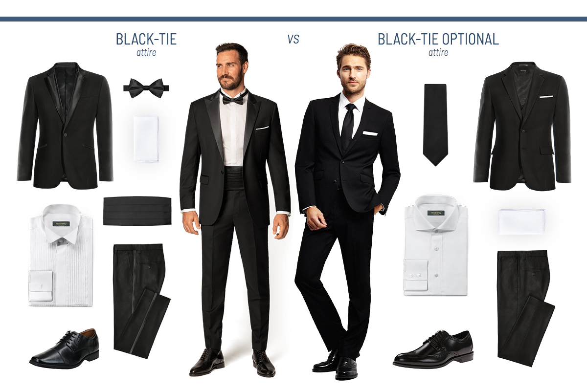 Black-tie vs. black-tie optional attire