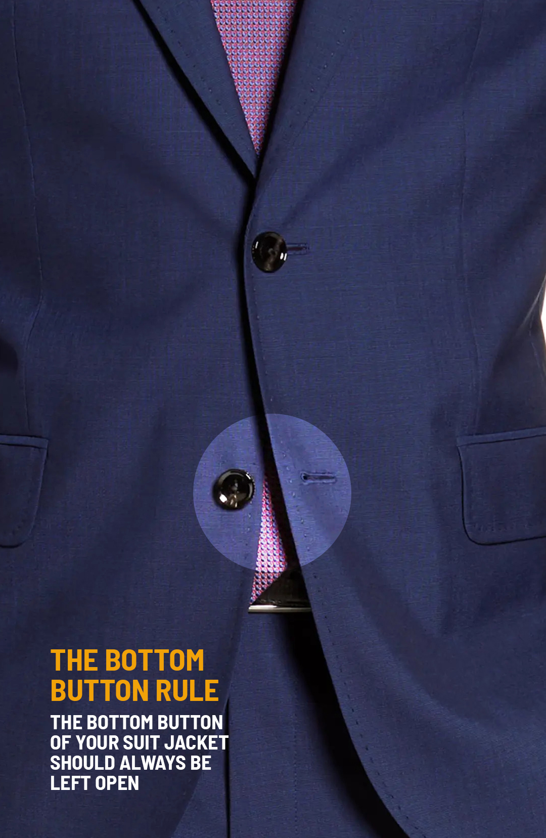 Why You Should Never Use the Bottom Suit Button