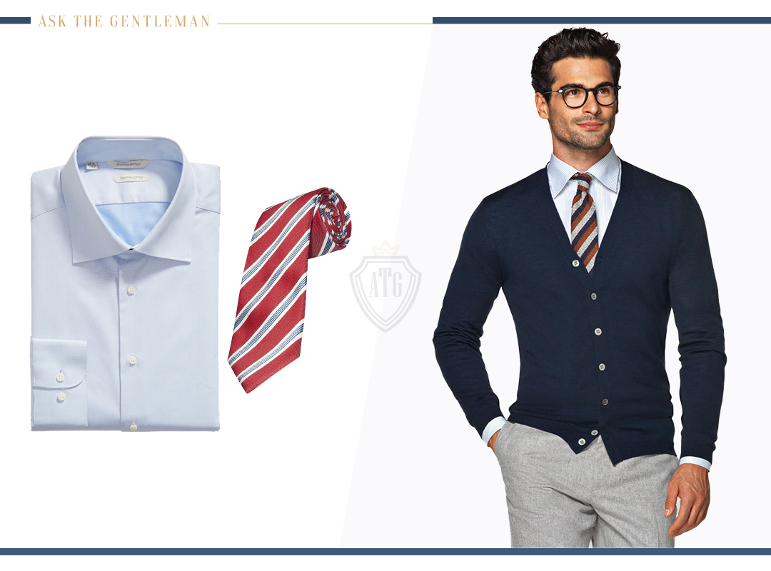 How to Choose a Sweater over a Dress Shirt [Collars That Match] 