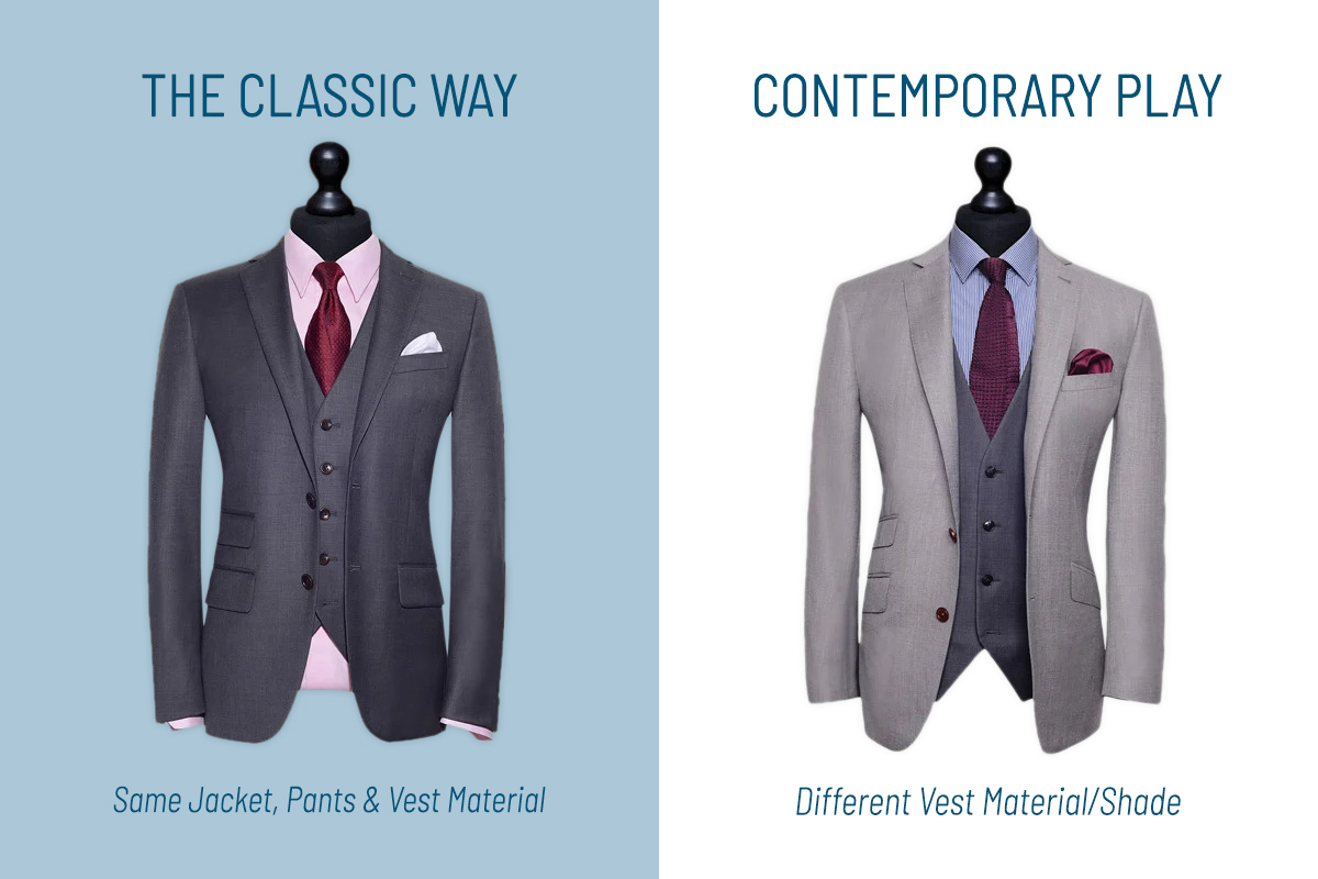 Two Piece vs. Three Piece Suit Style Differences