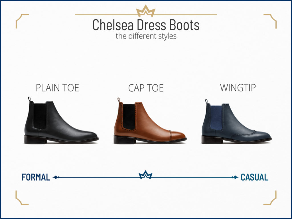 Types of dress outlet boots