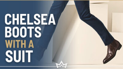 chelsea boots formal suit