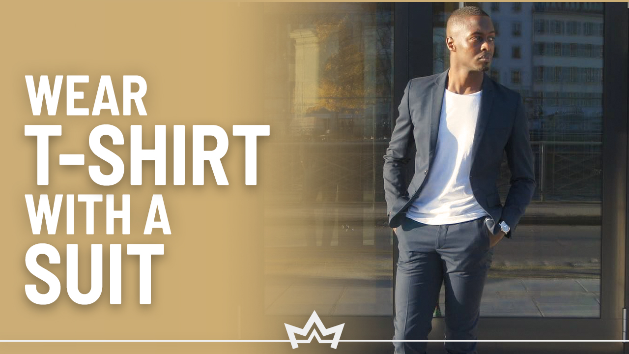 How to Wear a Suit with a T-Shirt