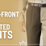 Flat-front vs. pleated pant styles for men