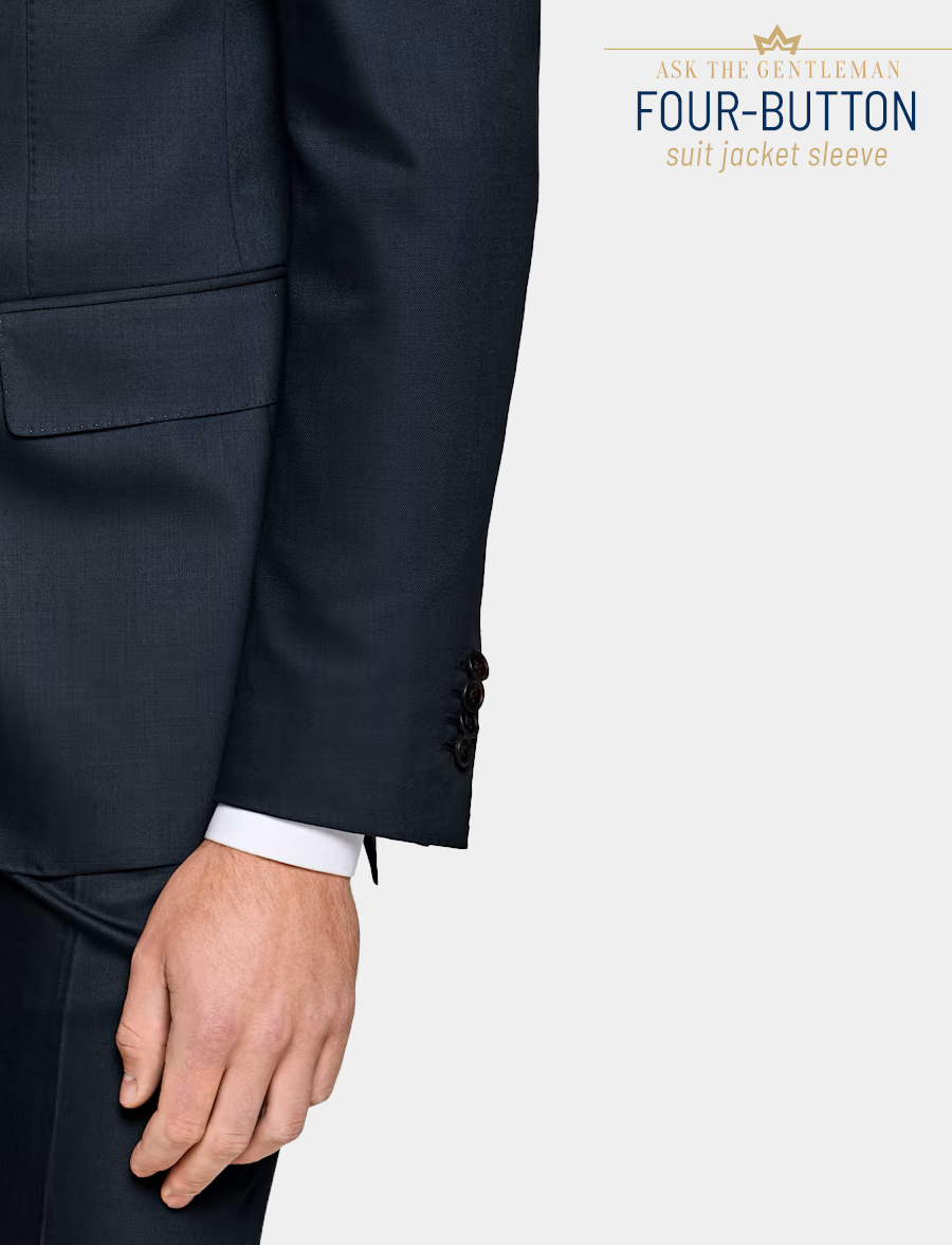 Why are there buttons on suit jacket sleeves? Here's what they are for