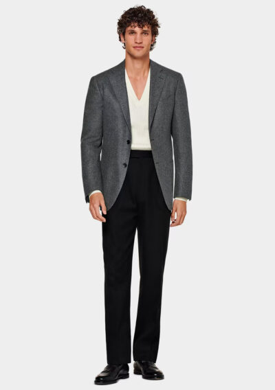 10 Elegant Grey Blazer & Black Pants Outfits for Men - ATG