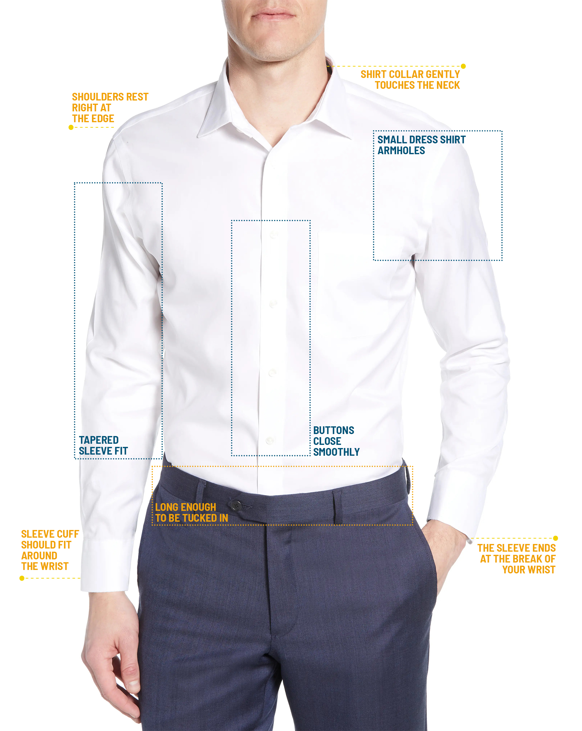 How Your Button Up Shirts Should Fit