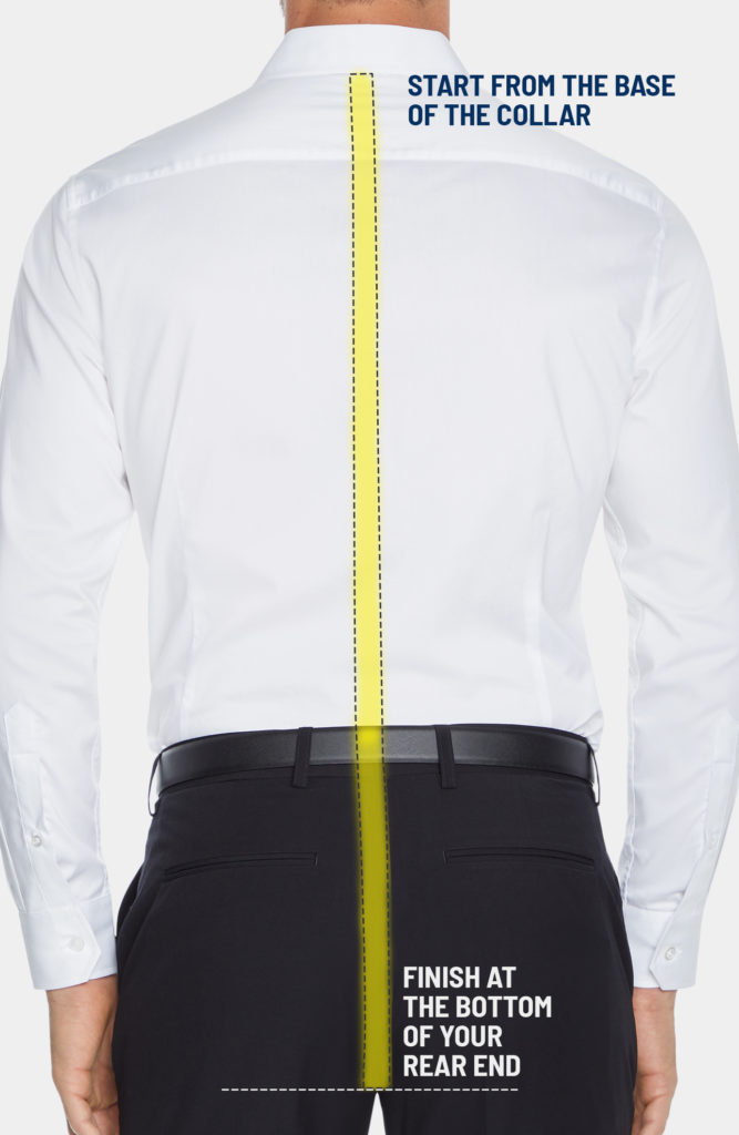 Proper Men's Dress Shirt Length & How to Measure