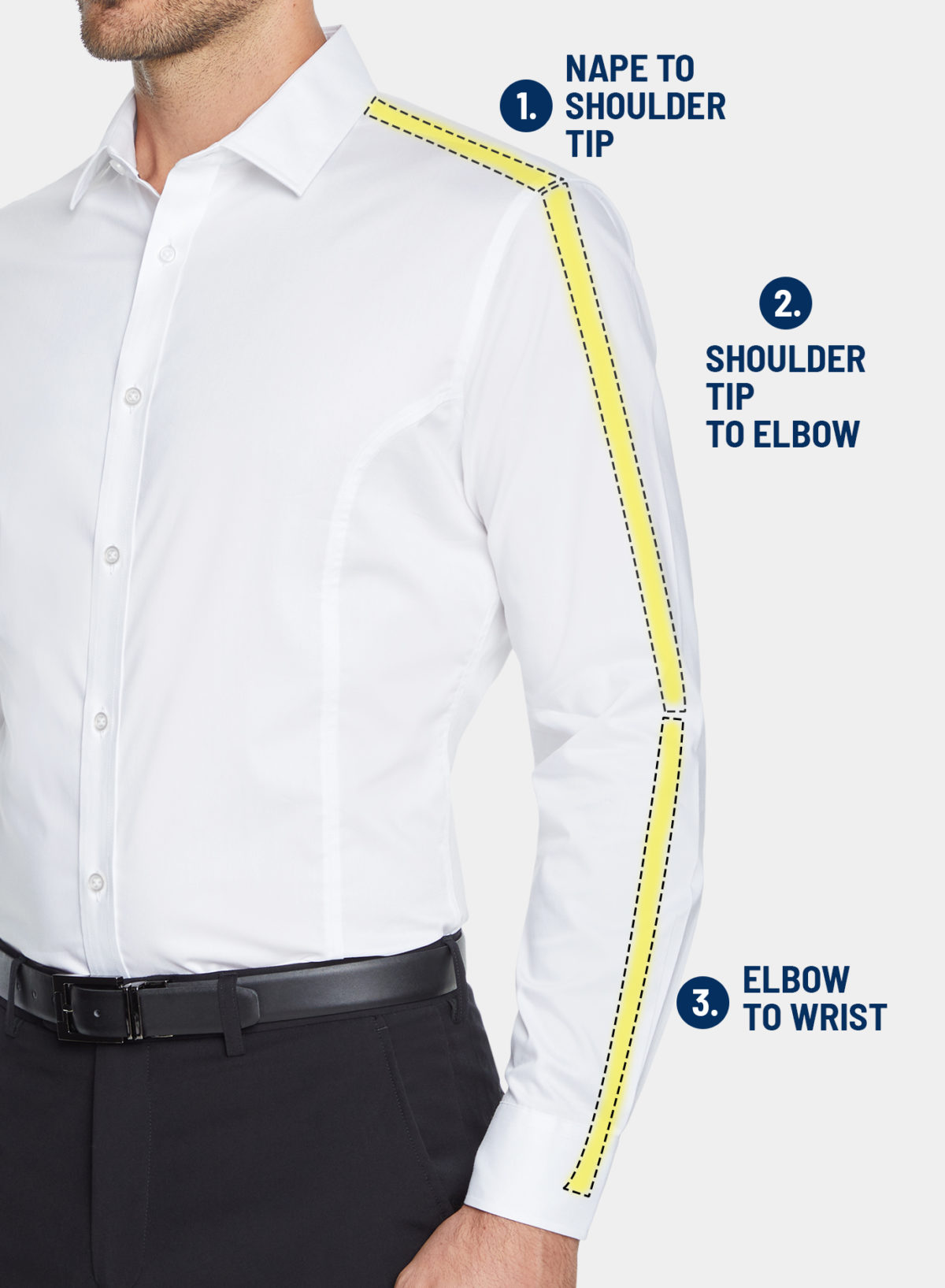 proper-dress-shirt-sleeve-length-measurement-fit