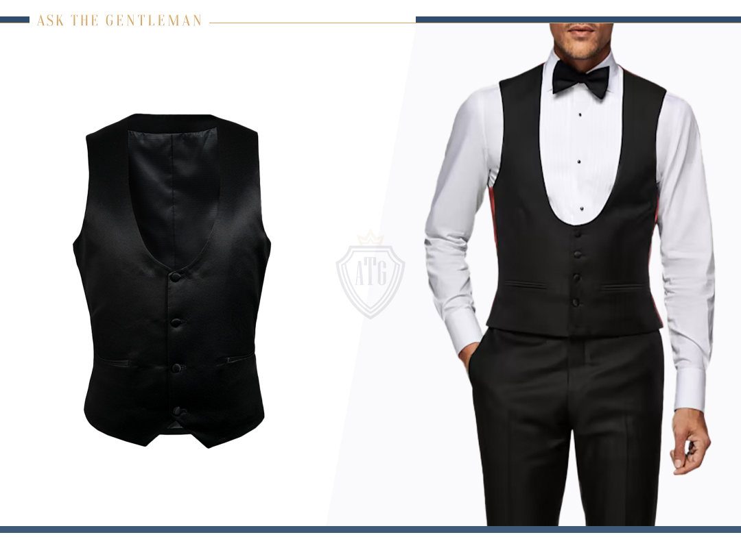 How to wear a black waistcoat with a tuxedo