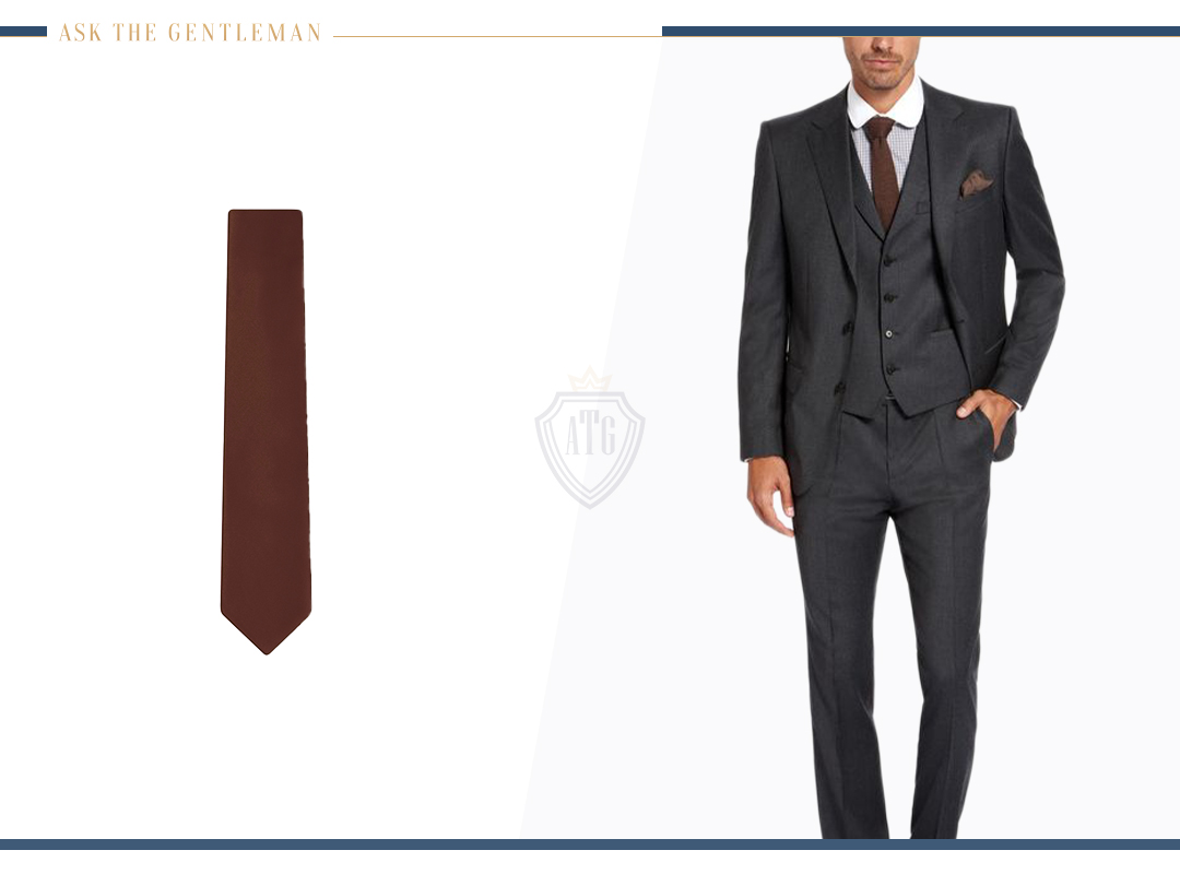 What color tie should I wear with a charcoal suit? - Quora