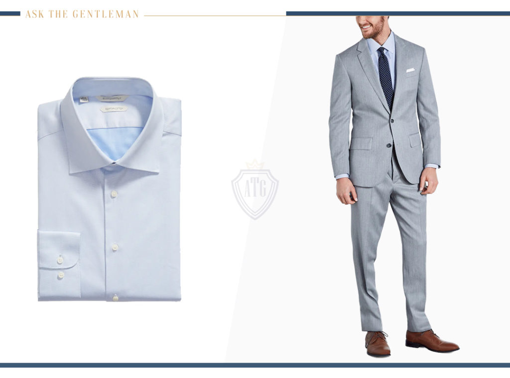 Light Grey Suit Color Combinations with Shirt and Tie