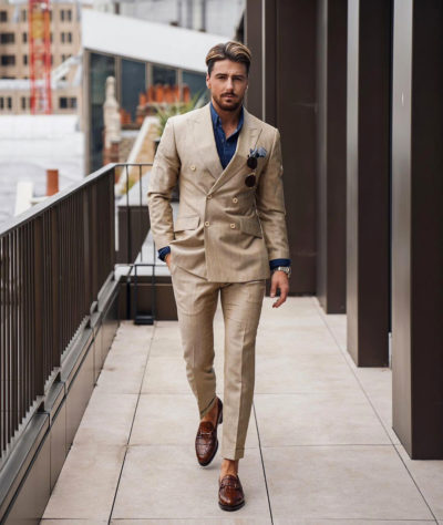 How to Wear a Tan Suit & Best Color Combinations