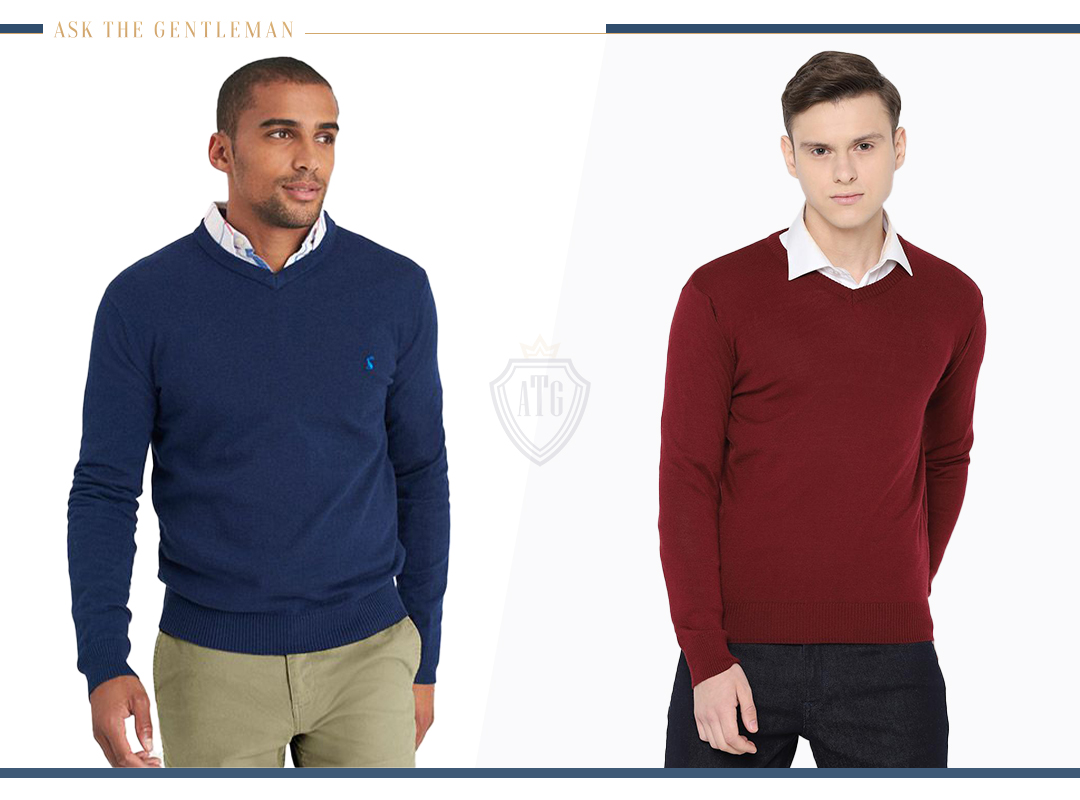 Sweater Over Dress Shirt Outfits Styles You Can Wear