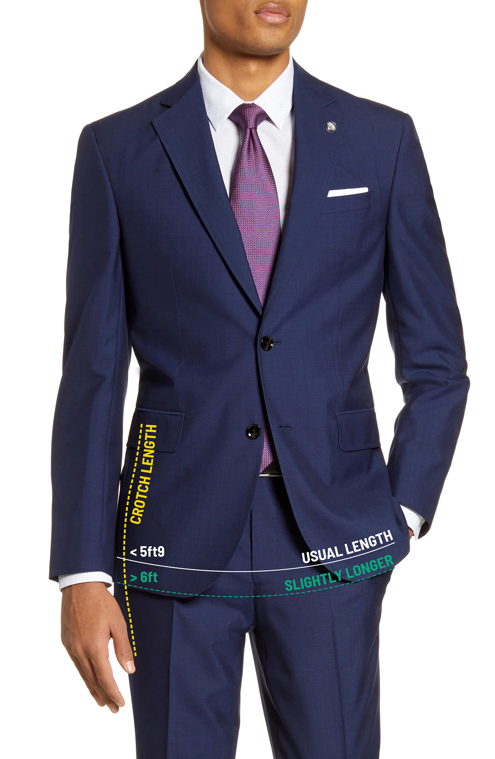 How should a suit fit: proper suit jacket length