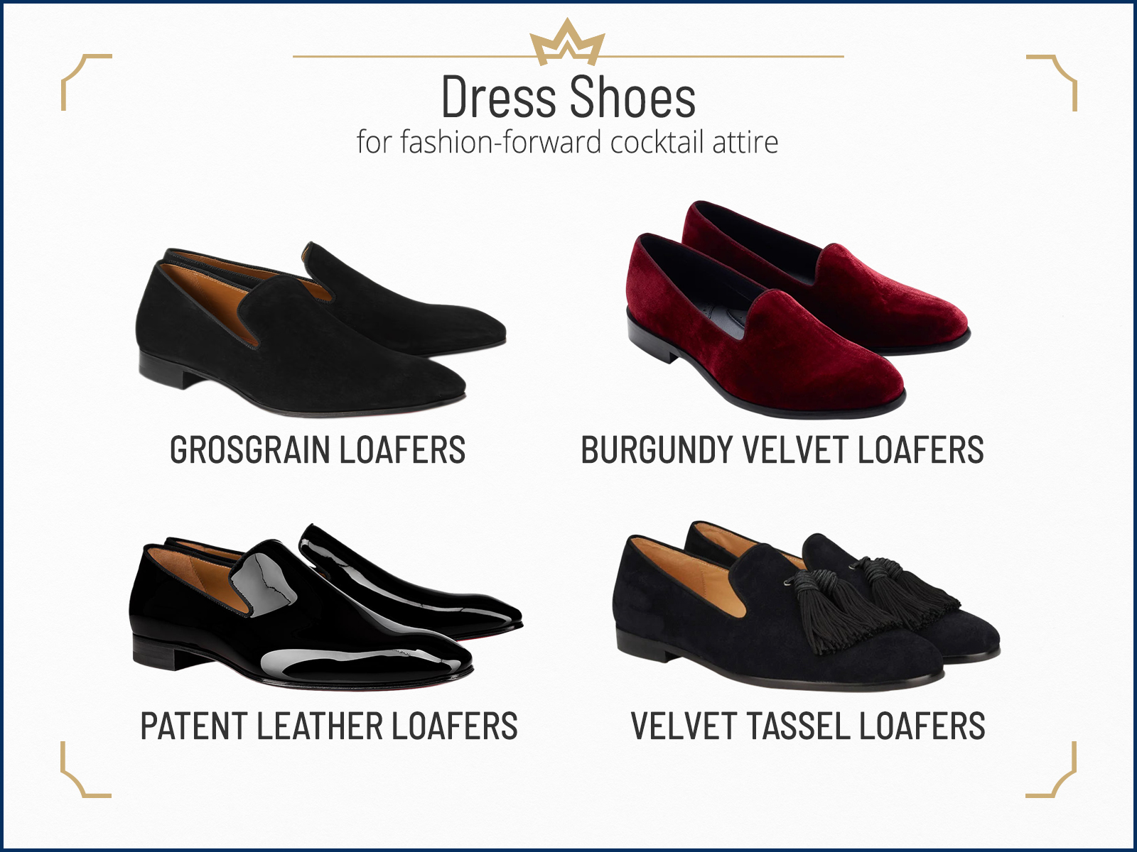 Recommended dress shoes for fashion-forward outfits