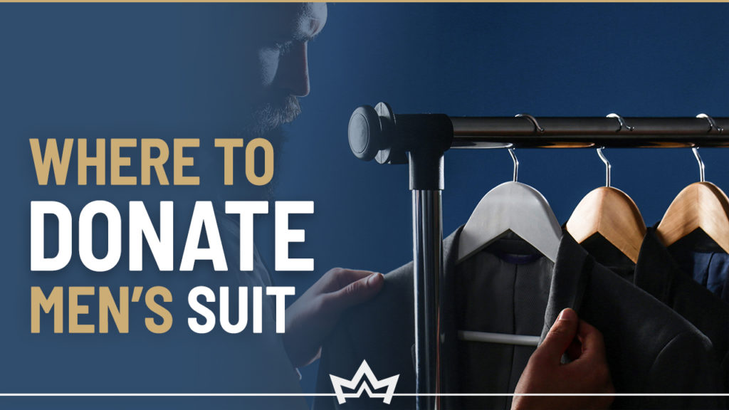 Reputable charities and where to donate suits for men