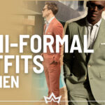 Semi-formal outfits and color combinations for men