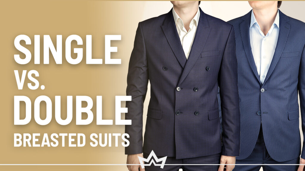 Single-breasted vs. double-breasted suit style differences