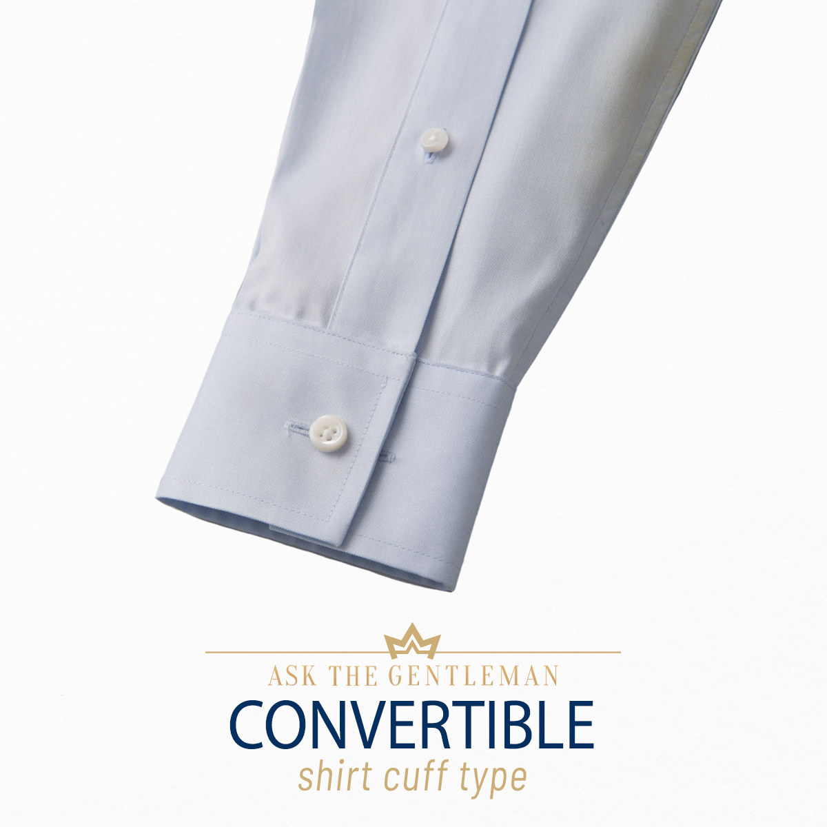 Convertible shirt cuff