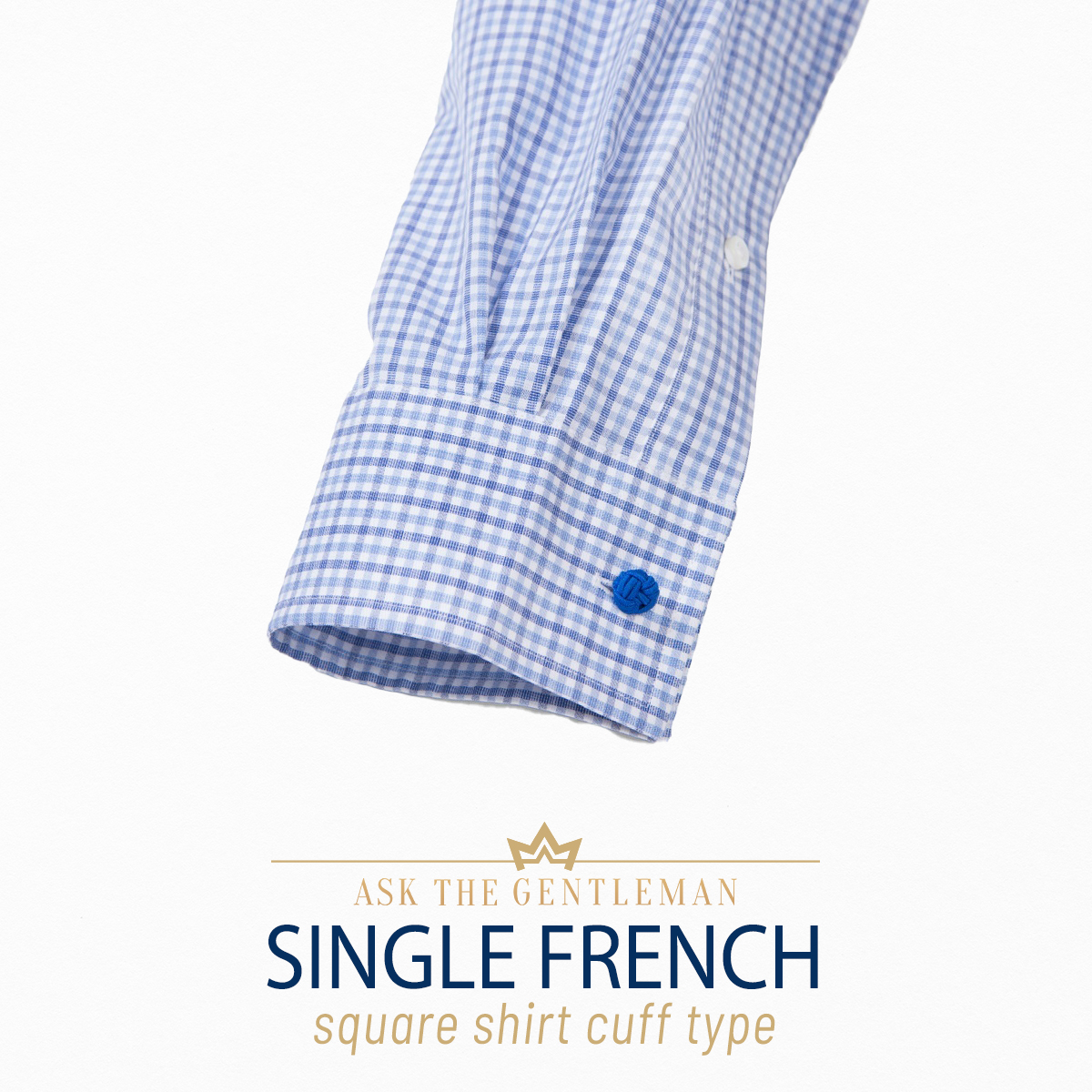 Single French cuff
