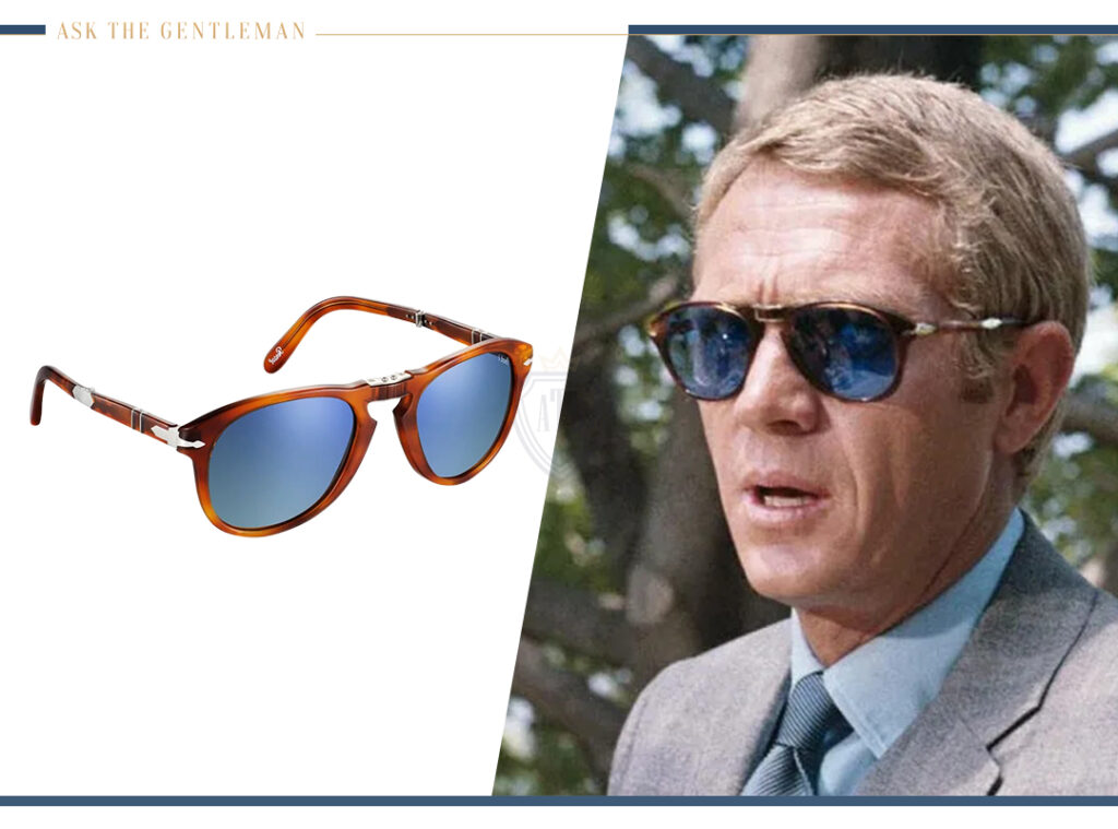 Suit accessories: the sunglasses