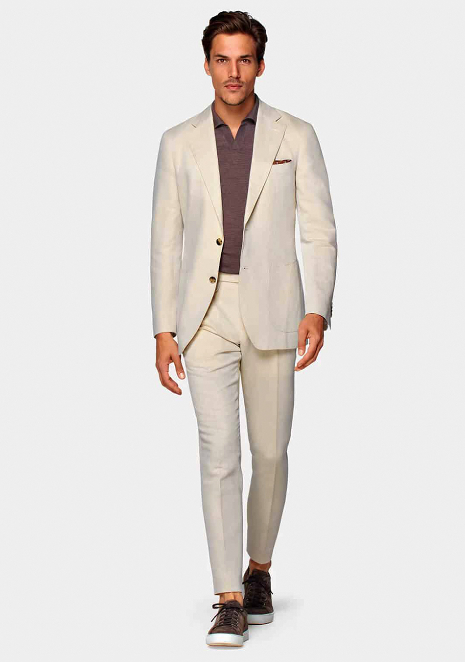 White shoes to wear with outlet suit