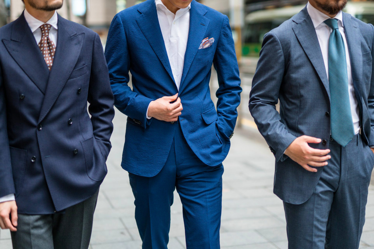 Blue Suit Color Combinations with Shirt and Tie