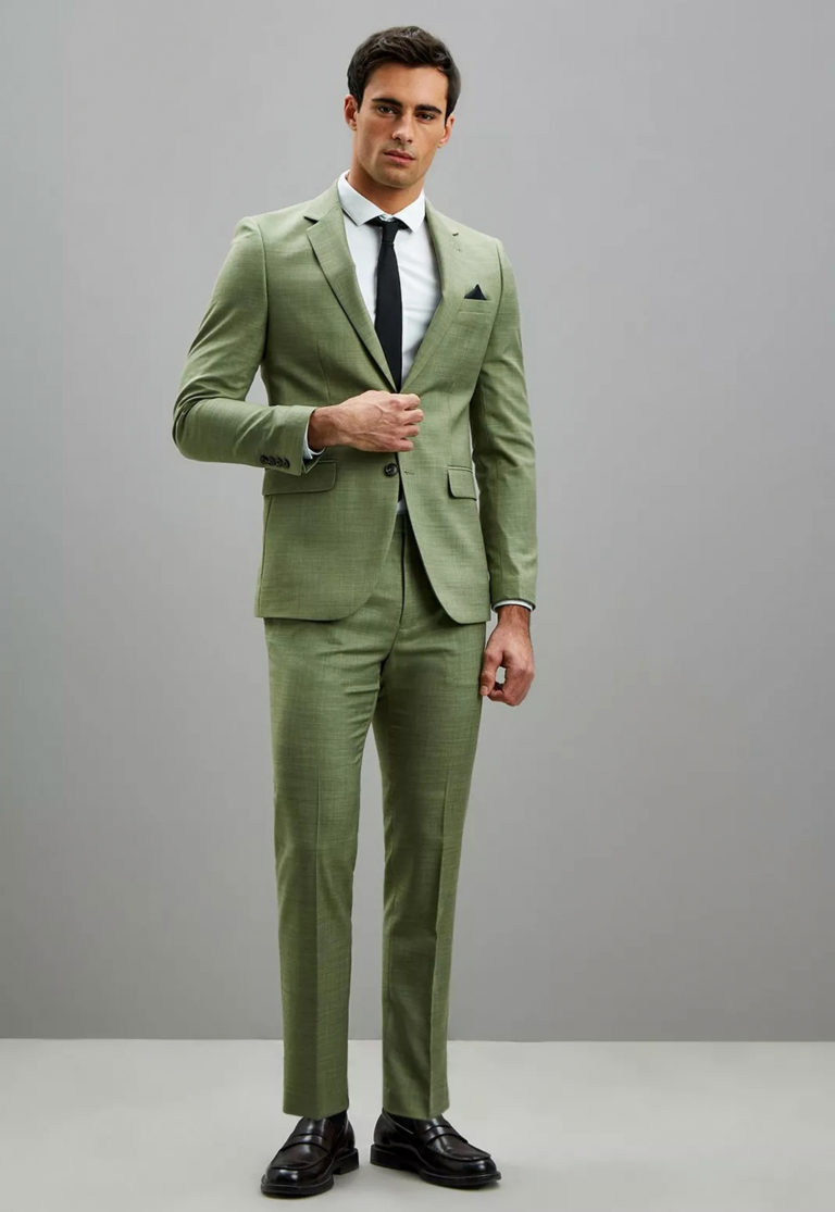 Green Suit Color Combinations to Wear with Shirt and Tie
