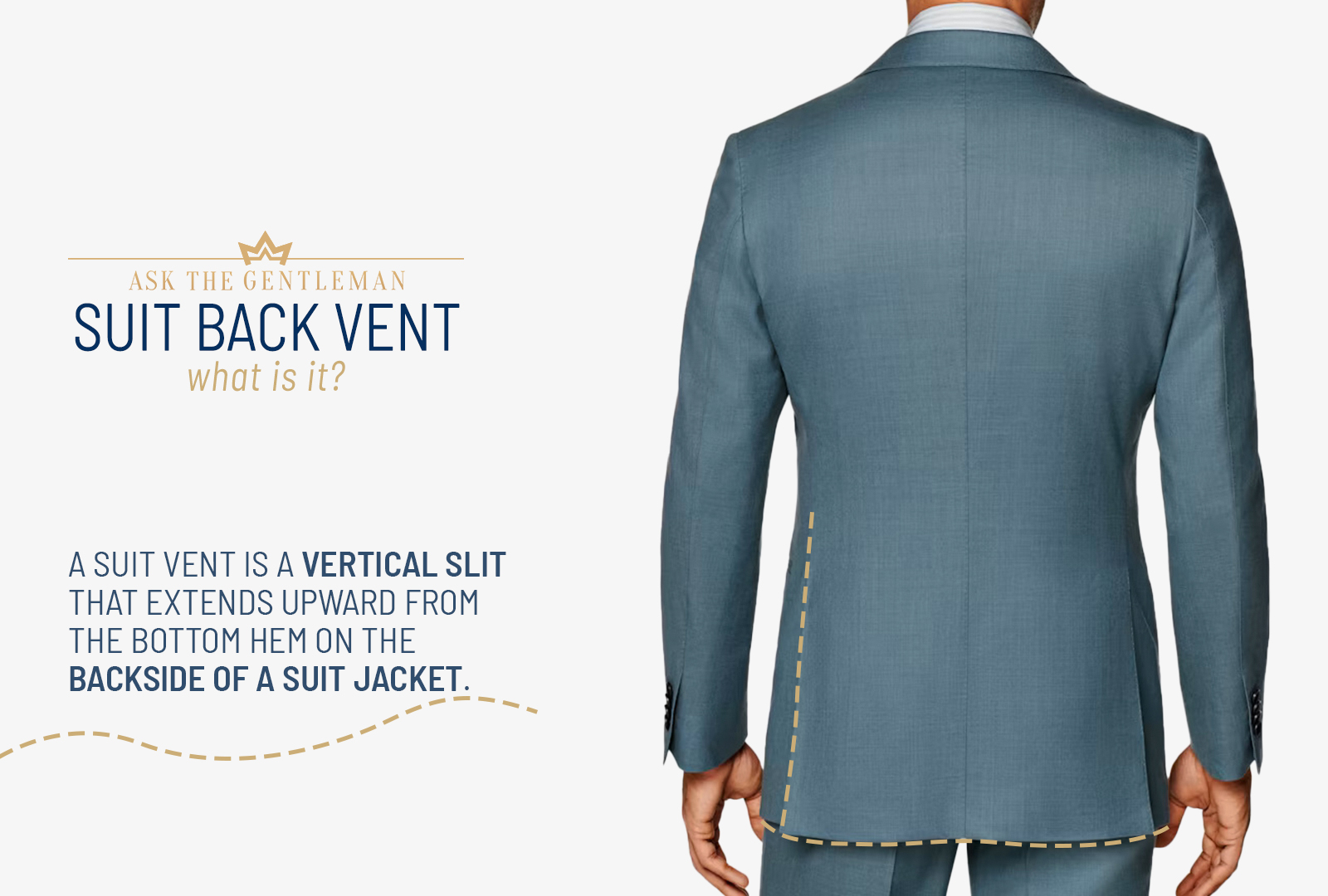 What are suit back vents?