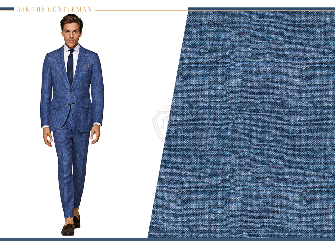 What is a linen suit fabric?