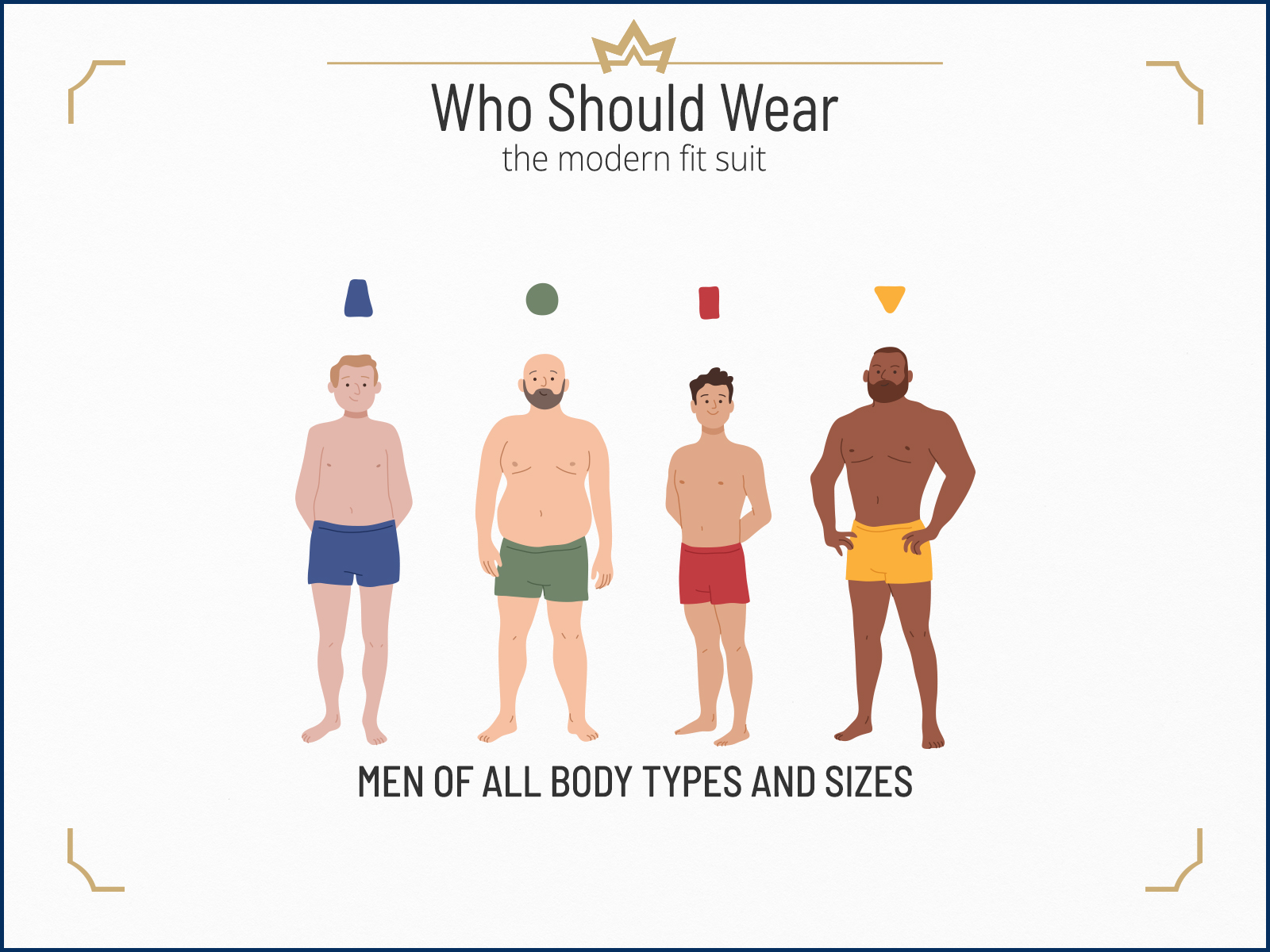 Who should wear a modern-fit suit